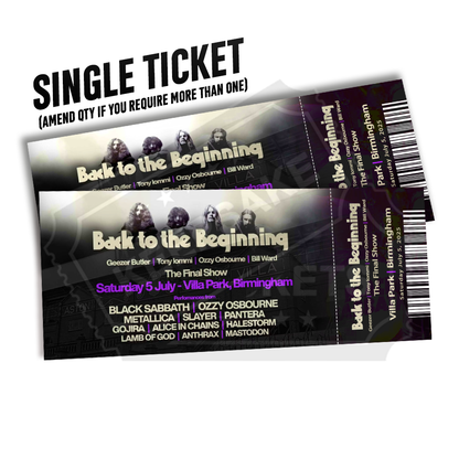 Black Sabbath - Back To The Beginning