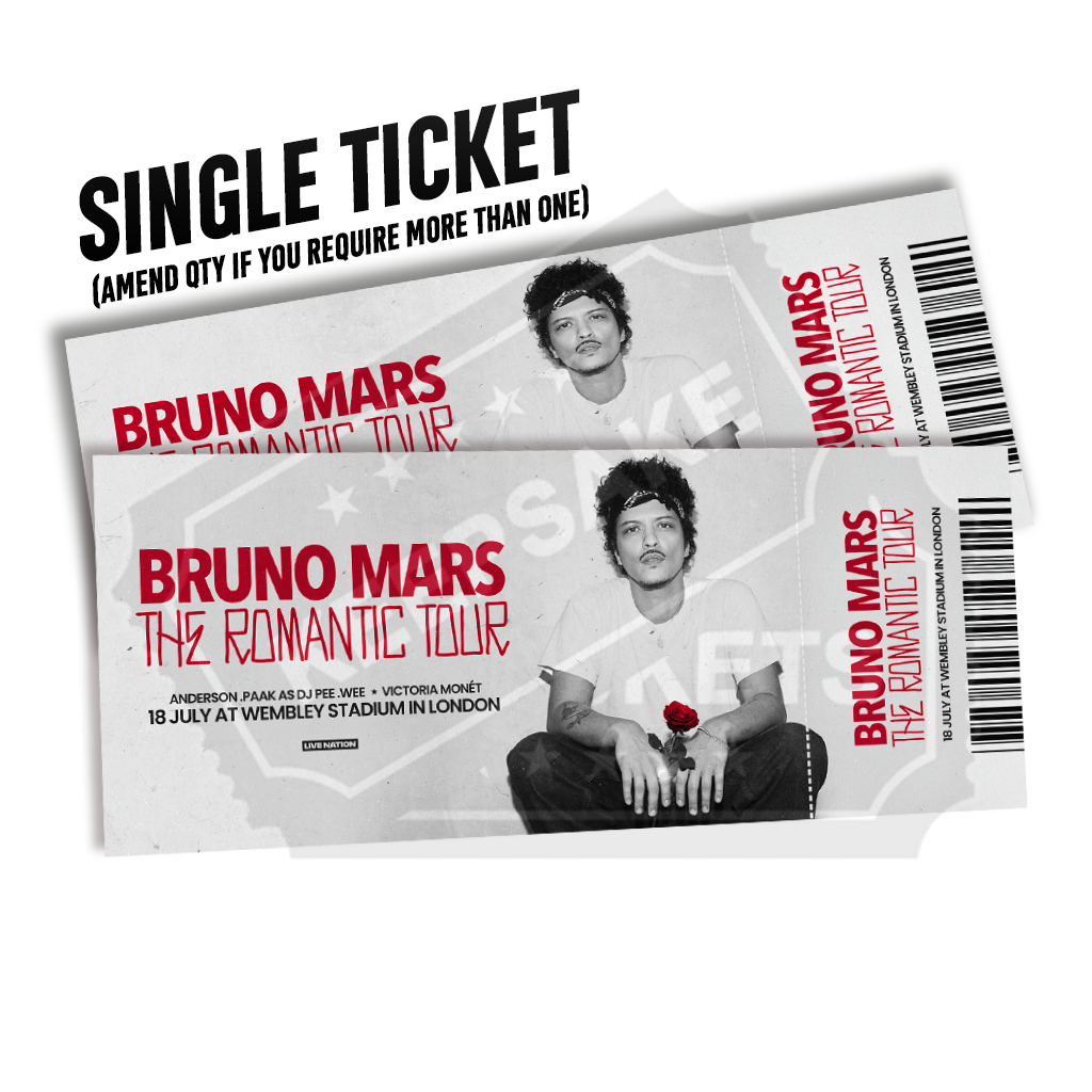 Bruno Mars - The Romantic Tour 2026