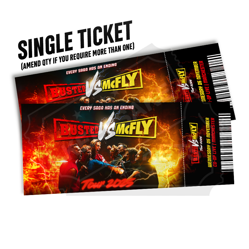 Busted Vs McFly - UK Tour 2025