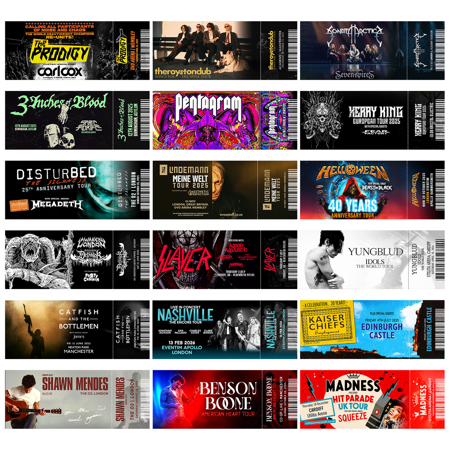 Custom Personalised Event Ticket - Souvenir / Gift Reveal (Modern Style)