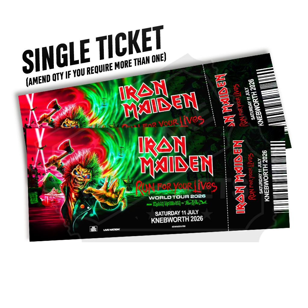 Iron Maiden - Run For Your Lives 2026 Knebworth