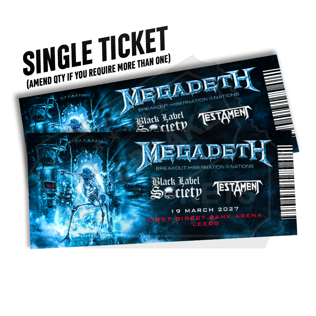Megadeth - Breakout Hibernation Of The Nations Tour