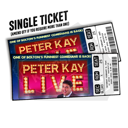 Peter Kay - UK Tour 2025-2027