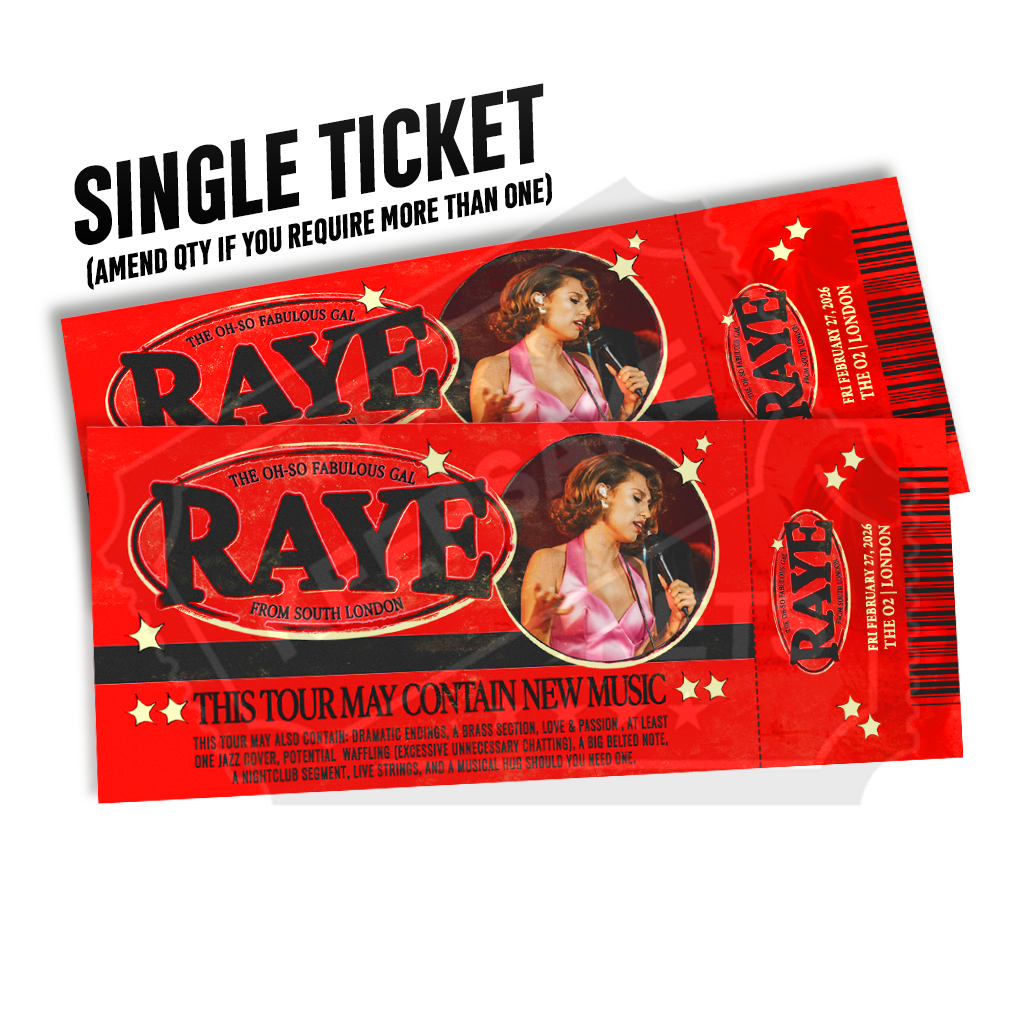 Raye - This Tour May Contain New Music