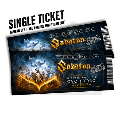 Sabaton - The Legendary Tour 2027