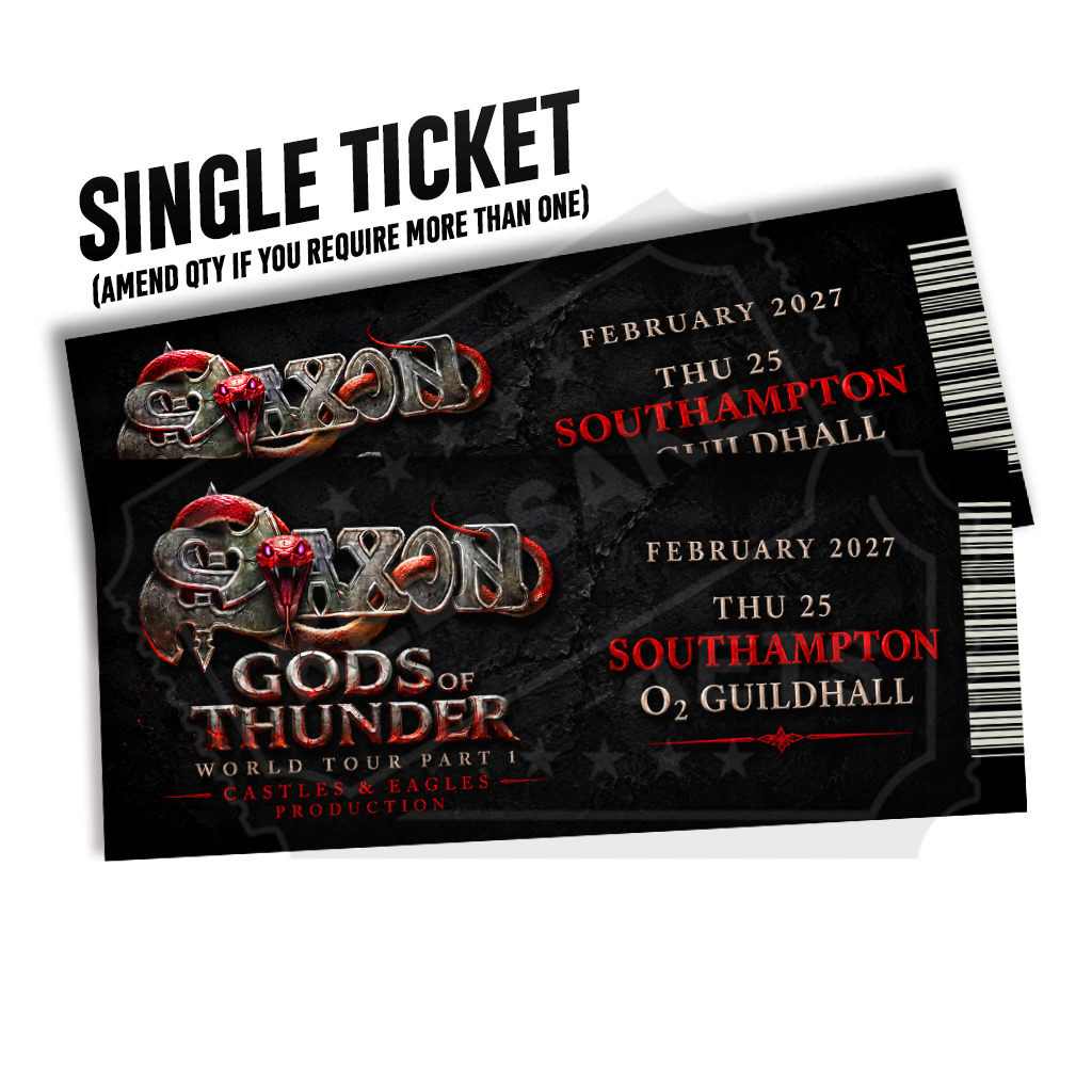 Saxons - Gods Of Thunder Tour