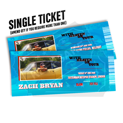 Zach Bryan - With Heaven On Tour